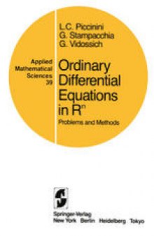 Ordinary Differential Equations in Rn : Problems and Methods