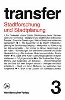 Stadtforschung und Stadtplanung