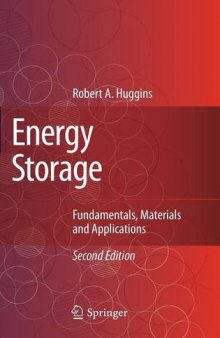 Energy Storage: Fundamentals, Materials and Applications