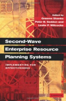 Second-Wave Enterprise Resource Planning Systems: Implementing for Effectiveness