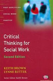 Critical thinking for social work
