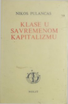 Klase u savremenom kapitalizmu