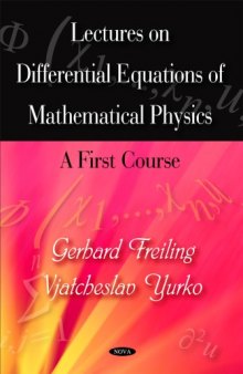 Lectures on Differential Equations of Mathematical Physics: A First Course