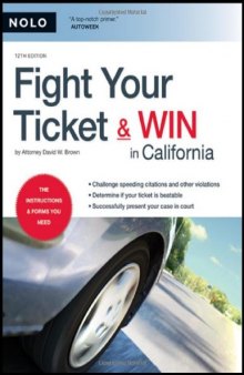 Fight Your Ticket & Win in California