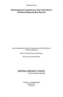 Benchmarking the Competitiveness of the United States in Mechanical Engineering Basic Research