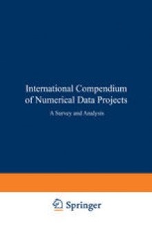 International Compendium of Numerical Data Projects: A Survey and Analysis