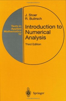 Introduction to Numerical Analysis