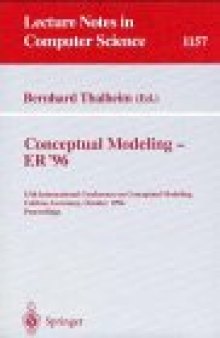 Conceptual Modeling — ER '96: 15th International Conference on Conceptual Modeling Cottbus, Germany, October 7–10, 1996 Proceedings