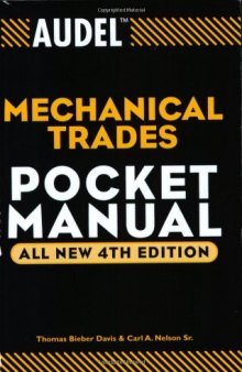 Audel Mechanical Trades Pocket Manual