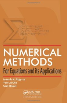 Numerical Methods for Equations and Its Applications