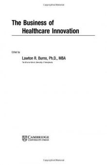 The Business of Healthcare Innovation