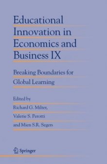 Educational innovation in economics and business IX: Breaking boundaries for global learning