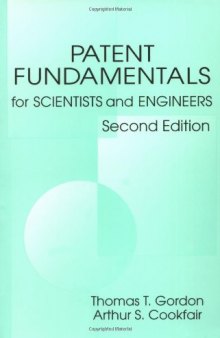 Patent fundamentals for scientists and engineers