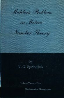 Mahler's problem in metric number theory