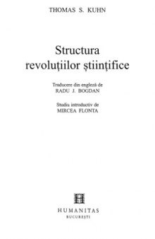 Structura revolutiilor stiintifice