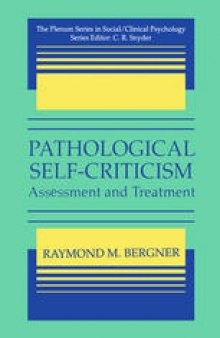 Pathological Self-Criticism: Assessment and Treatment