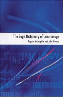 Sage Dictionary of Criminology