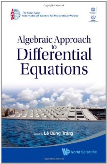 Algebraic approach to differential equations