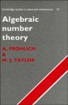 Algebraic number theory