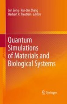 Quantum Simulations of Materials and Biological Systems