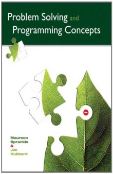 Problem Solving and Programming Concepts, 9th Edition  