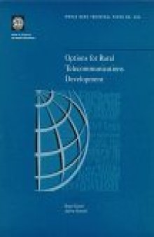 Options for rural telecommunications development, Volumes 23-359