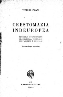 Crestomazia Indeuropea