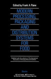 Modern Processing, Packaging and Distribution Systems for Food