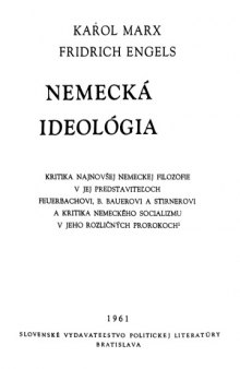 Nemecká ideológia