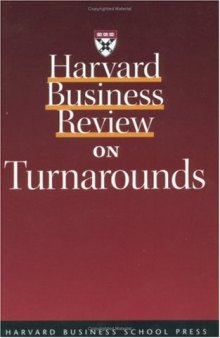 Harvard Business Review on Turnarounds