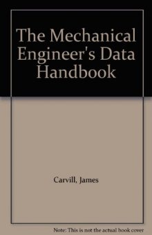 Mechanical Engineer's Data Handbook