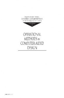 Computer-Aided Design, Engineering, & Manufacturing Systems Techniques & Applications