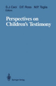 Perspectives on Children’s Testimony