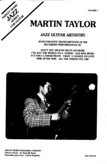 Jazz Guitar Artistry (Ashley Mark Jazz Series for Guitar) 