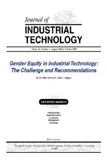 Gender Equity in Industrial Technology