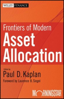 Frontiers of Modern Asset Allocation