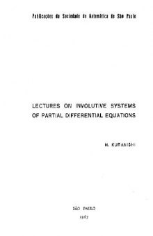 Lectures on involutive systems of PDEs