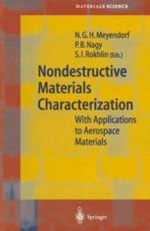 Nondestructive Materials Characterization: With Applications to Aerospace Materials