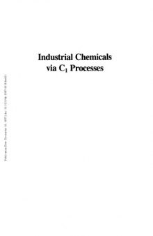 Industrial Chemicals via C1 Processes