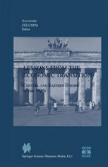 Lessons from the Economic Transition: Central and Eastern Europe in the 1990s