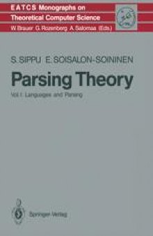 Parsing Theory. Volume 1: Languages and Parsing