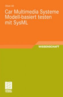 Car Multimedia Systeme Modell-basiert testen mit SysML