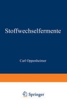 Stoffwechselfermente