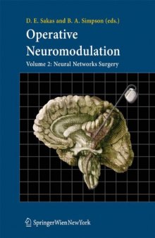 Operative Neuromodulation Volume 2 Neural Networks Surgery