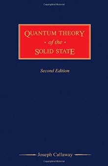 Quantum Theory of the Solid State