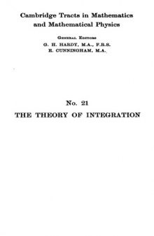 The theory of integration