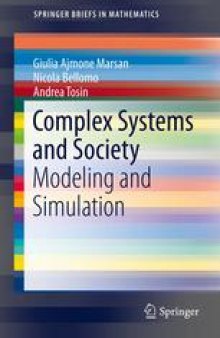 Complex Systems and Society: Modeling and Simulation