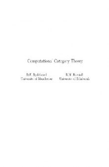 Computational category theory