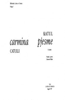 Katul – Pjesme = Carmina