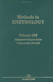 Cumulative Subject Index, Volumes 228, 230-262